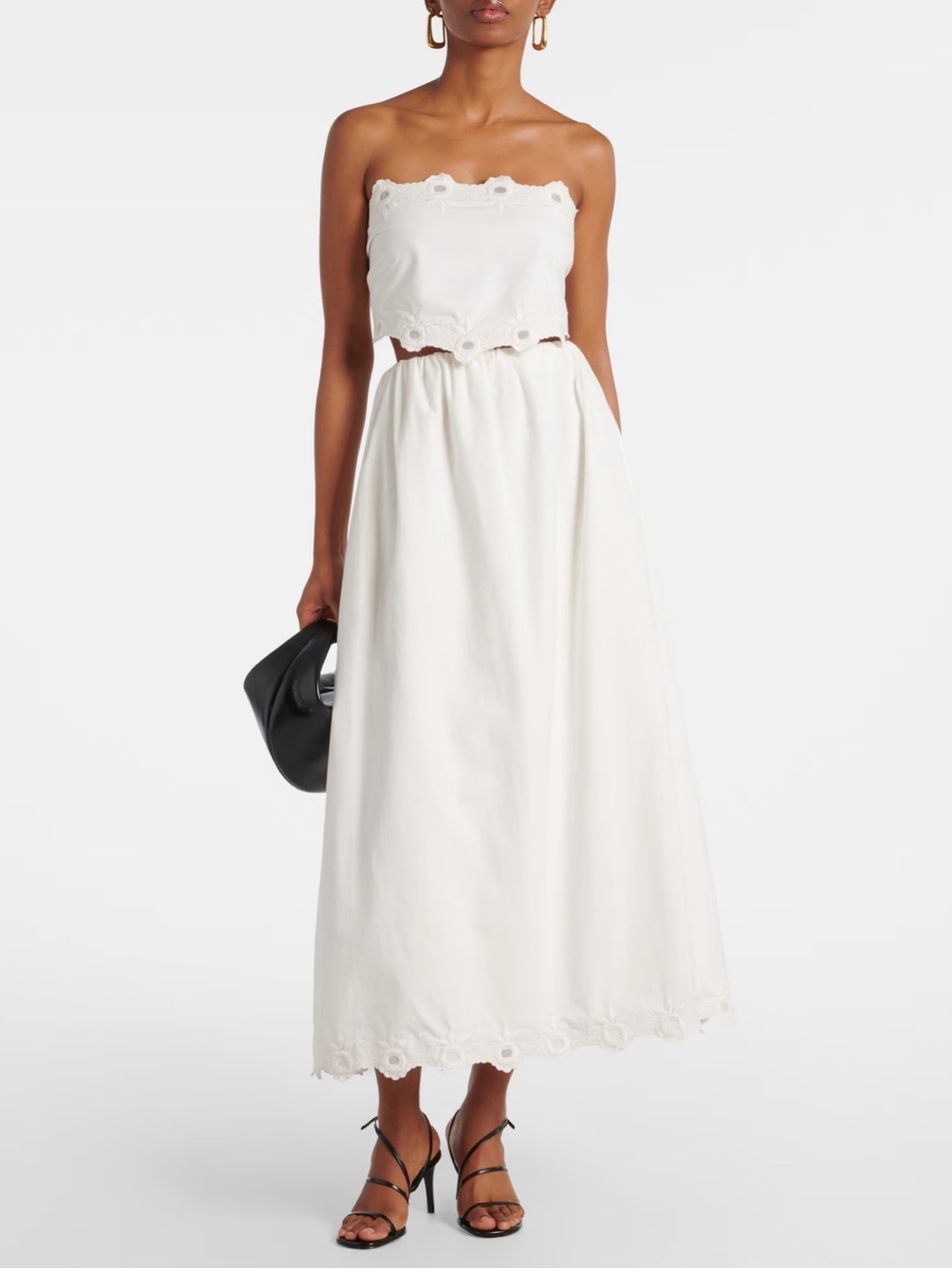 POSSE Antoinette Skirt Set - Vintage White - Size M